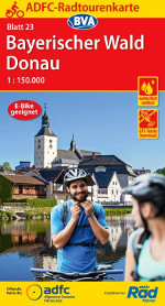 ADFC Radtourenkarte Bayerischer Wald Donau 2020